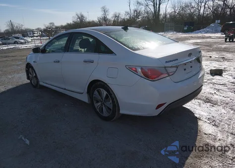 2013 Hyundai Sonata Hybrid Limited z USA, uszkodzony, nr VIN KMHEC4A48DA074378